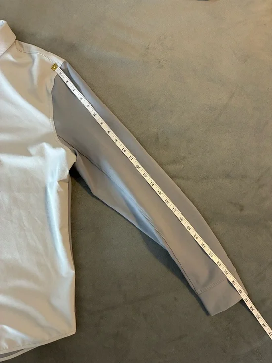 Lululemon Men's Heavyweight Button Down Short Minimalist Two Tone Grey - Picture 9 of 11